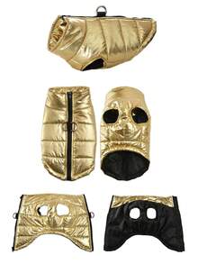 PETSIN Wear Splash Proof Vest And Give Your Beloved Pet A Warm 'little Padded Coat'. Keep The Cold At Bay And Keep Warm. Available In Multiple Colors - Bright gold - View 10