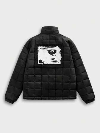 Street Life Men's Casual Quilted Zip-Up Padded Coat