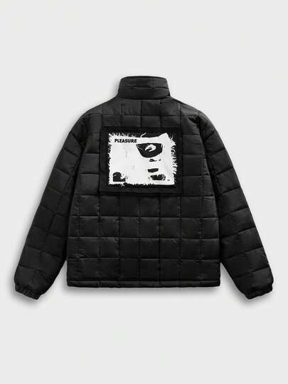 Street Life Men's Casual Quilted Zip-Up Padded Coat