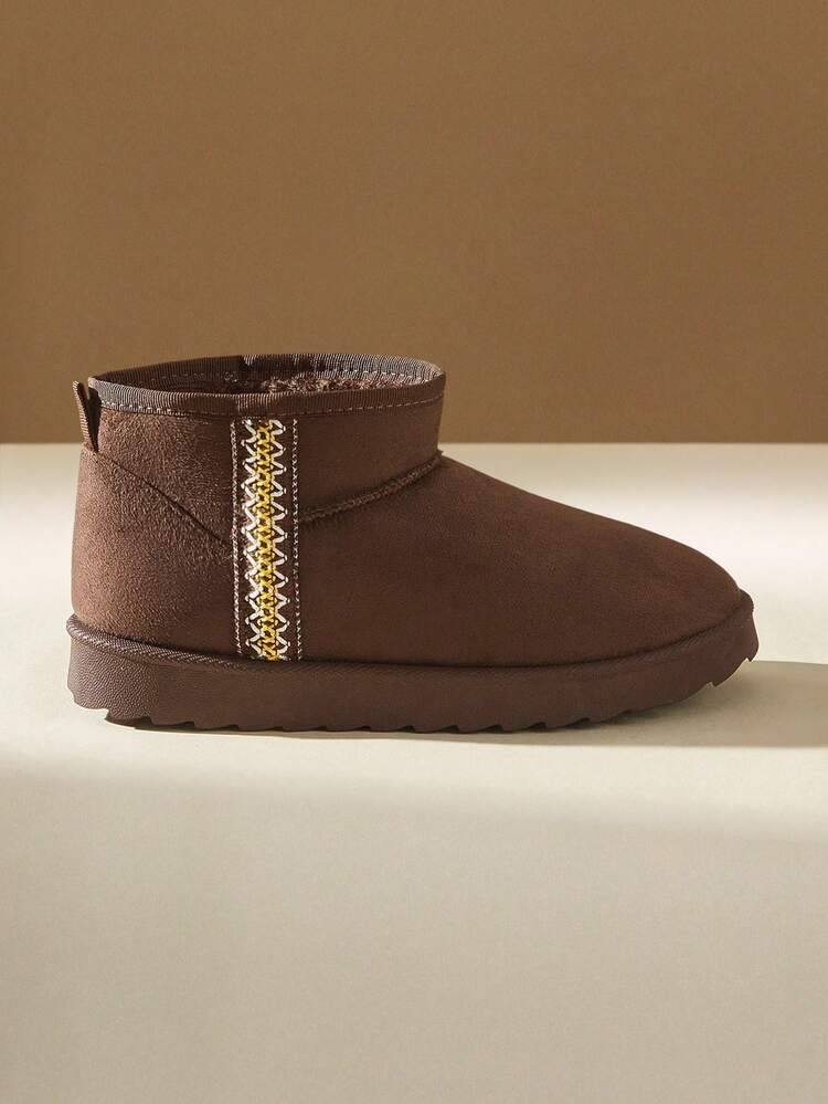 CUCCOO EASI Women's Casual Versatile Fleece Snow Boots For Daily Wear For Christmas