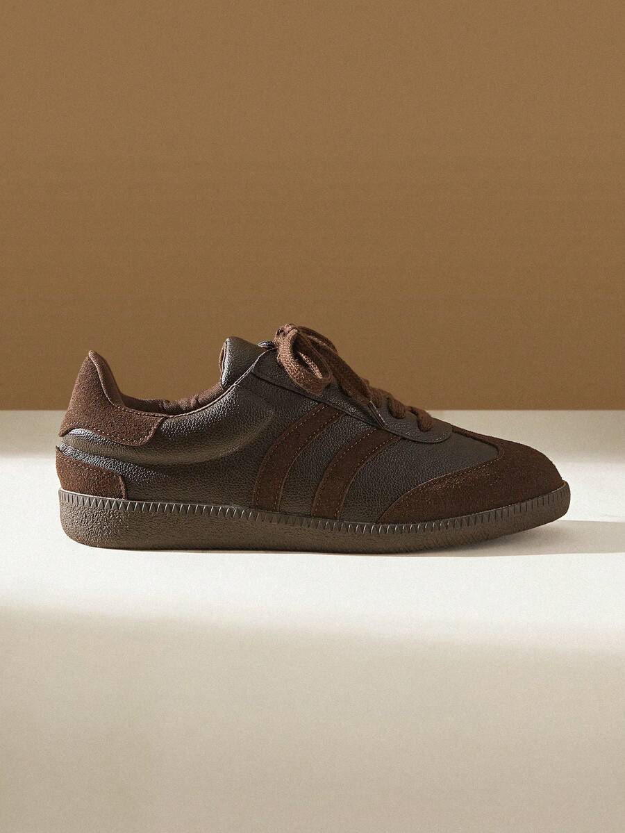 CUCCOO EASI Women's Casual Comfortable Sneakers For Daily Wear For Christmas - Chocolate Brown - View 1