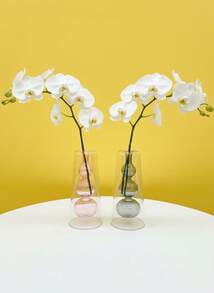 Transparent Creative Glass Vase – Desktop Decor For Dried Flower Arrangement, Ideal For Bedroom Decoration - Multicolor - View 5