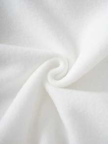 THE POWERPUFF GIRLS X SHEIN Tween Girls' Casual Patterned Long Sleeve Crew Neck Sweatshirt For Autumn & Winter - White - View 3