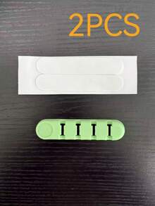1/2个装，桌面固定式理线器，硅胶材质，可整理和收纳电线，5色创意卡通理线器 - 彩色 - 查看 10
