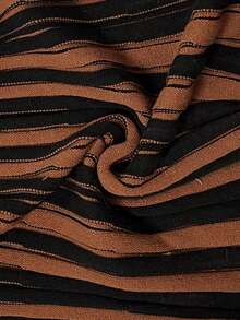 Lilora 优雅撞色圆领长袖长款毛衣连衣裙，秋冬款 - 彩色 - 查看 7