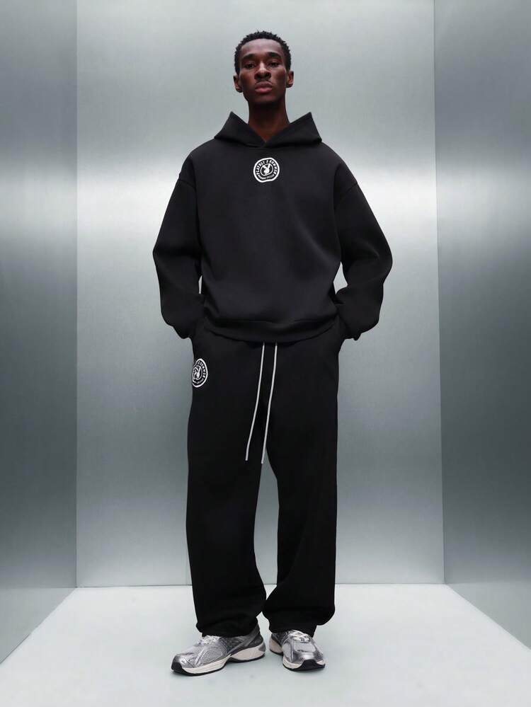 PLAYBOY X SUMWON Hoodie And Sweatpants Set With Bunny Logo Print