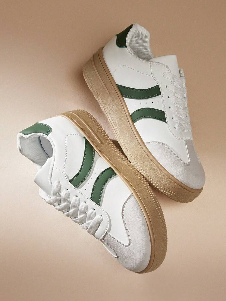 CUCCOO EASI Women's New Leopard Print Chunky Sneakers, Casual Sporty Shoes Shoes For Women Sneakers