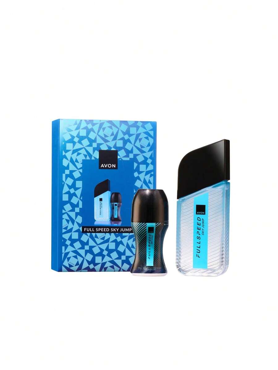 Avon Full Speed Sky Jump For Him Eau De Toilette 100 Ml Gift Set - Multi Scents - View 1