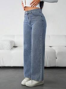 Pantalon de mujer pantalón de mujer pantalones para mujer pantalón pantalones de dama pantalones baggy - Gris - Ver 1