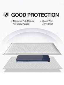 20个装气泡膜快递信封，白色自封防水运输袋，适用于珠宝和化妆品 - 白色 - 查看 4