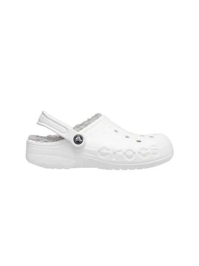 Crocs Baya Lined Unisex Clog White Light Grey 205969