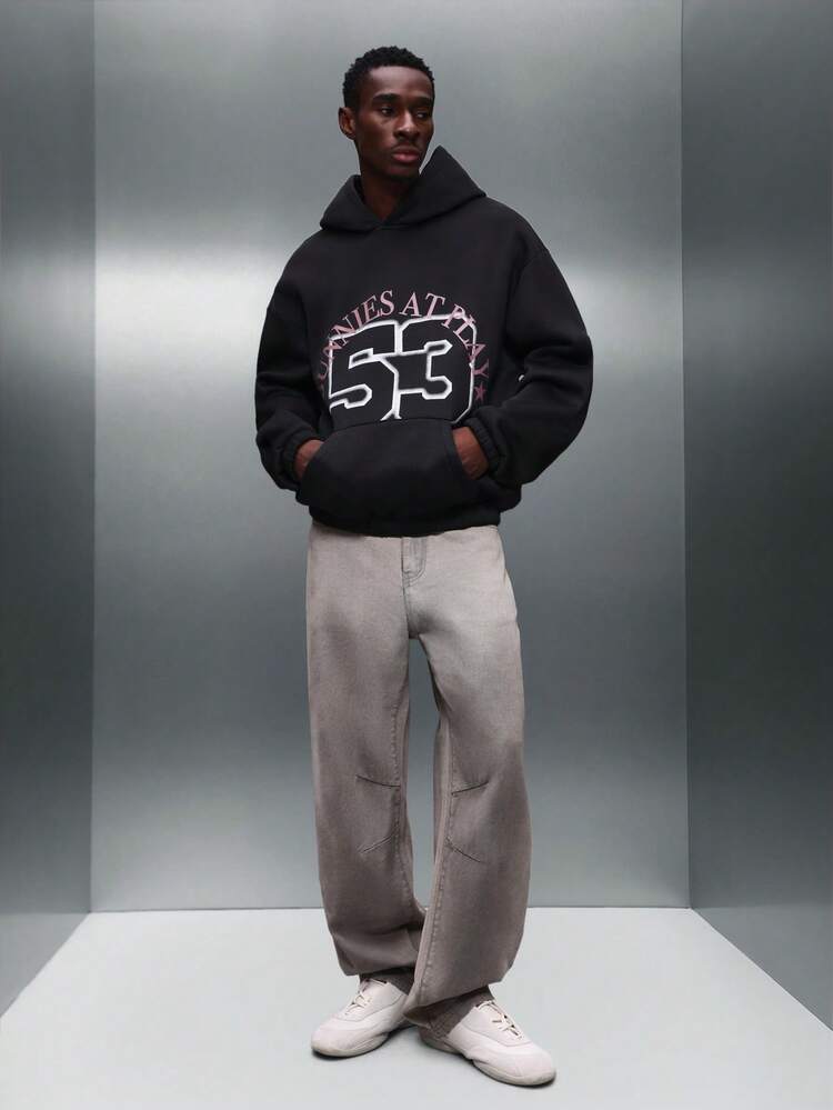 PLAYBOY X SUMWON Cropped Hoodie With Bunny Logo Print