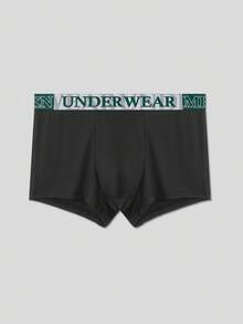 EasyFave 5pcs/Pack Men's Letter Waistband Casual Boxer Briefs - Multicolor - View 5