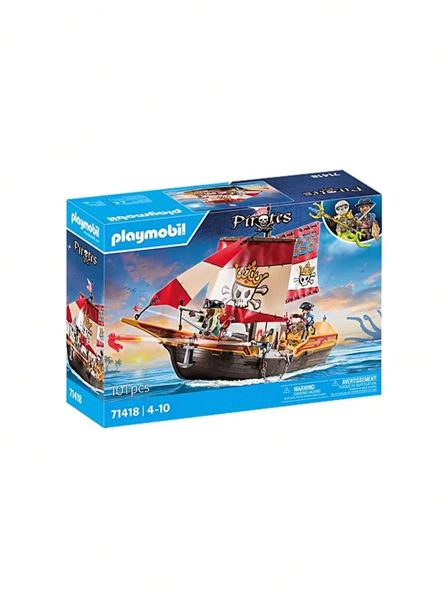 Playmobil Corabie pirat mică BOYS FIRST 71418 - Multicolor - Vizualizare 1