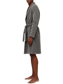 Tommy Hilfiger Men's Bathrobe Grey - Grey - View 3