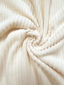 Resyla 女士柔软针织休闲百搭大码开衫，秋冬款 - 杏色 - 查看 4