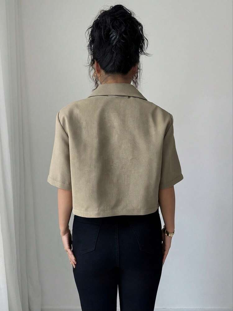 Women's Fashionable Summer Elegant Simple Daily Commute Shirt