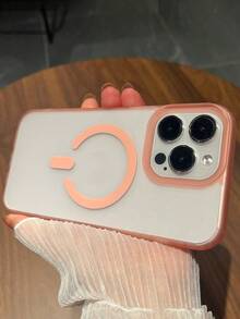 新款兼容苹果16Pro Max手机壳，多巴胺磨砂质感，兼容 17 Air 16手机壳，磁吸式高端手感，15Pro Niche 14网红款13超强防摔，12情侣款男女通用16Plus保护套 - 粉色 - 查看 2