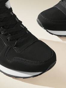 CUCCOO EASI Giày bốt đi tuyết bằng vải nỉ đa năng dành cho nữ, mặc hàng ngày - màu đen - Xem 2