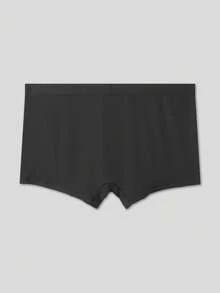 3pcs/Set Plus Size Men's Comfortable Minimalist Black Boxer Briefs