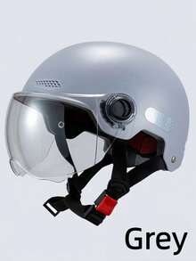 1PC Electric Motorcycle Helmet Unisex All Seasons Safety Helmet For Scooter Skateboard Christmas Gift Riding Protective Gear