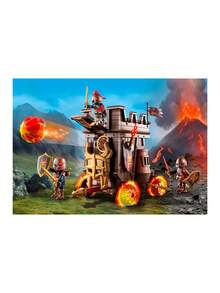 Playmobil Novelmore Battle Wagon With Fire Cannon BOYS FIRST 71643 - Multicolor - View 4