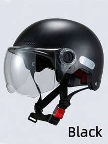 1PC Electric Motorcycle Helmet Unisex All Seasons Safety Helmet For Scooter Skateboard Christmas Gift Riding Protective Gear