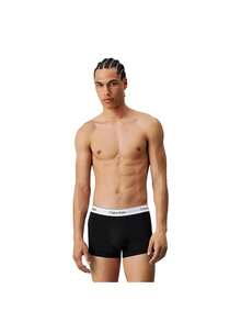 3 paquete Men's Boxer Briefs - Negro - Ver 3