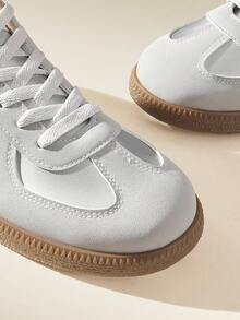 CUCCOO EASI 男士时尚百搭休闲简约日常运动鞋 - 銀色 - 查看 2