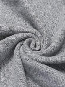 Franclia 秋冬新款宽松百搭3D立体花卉圆领无袖针织背心搭配A字针织中长裙女装两件套