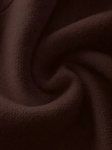 Franclia Áo khoác len cardigan viền bèo nhún họa tiết hoa thu đông dành cho nữ - Cà phê nâu - Xem 3