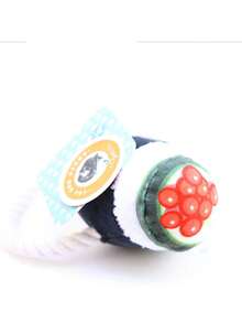 PETSIN 新款狗狗玩具绳索发声毛绒宠物玩具仿真寿司互动宠物用品摄影道具狗狗配件 - 彩色 - 查看 11