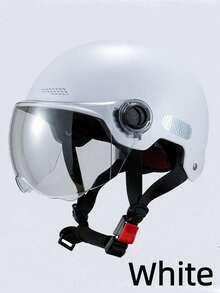 1PC Electric Motorcycle Helmet Unisex All Seasons Safety Helmet For Scooter Skateboard Christmas Gift Riding Protective Gear