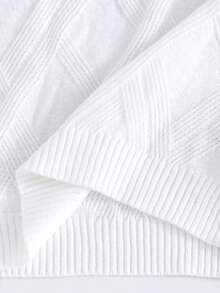 Tweenboy Casual Christmas Green Textured Crew Neck Sweater, Suitable For Winter, School And Travel