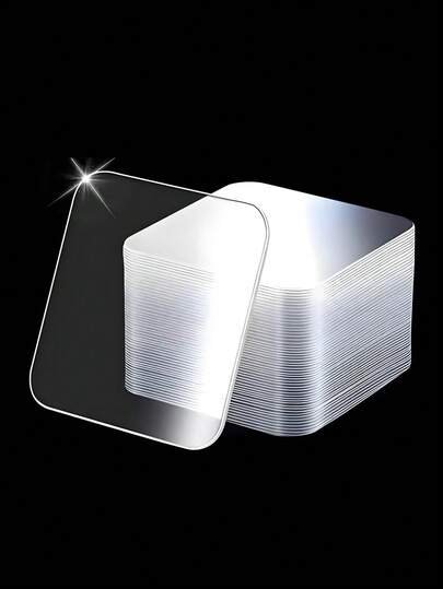 10/20/50 PIEZAS Cinta de PVC de uso pesado, impermeable, transparente, adhesiva, de fuerte adherencia, para reparar parches en paredes, muebles, tuberías, fugas, se puede cortar al tamaño necesario, removible sin dejar residuos, para múltiples superficies, para mejoras del hogar, reparaciones de emergencia, automóviles, furgonetas, barcos, equipo de camping, artículo esencial