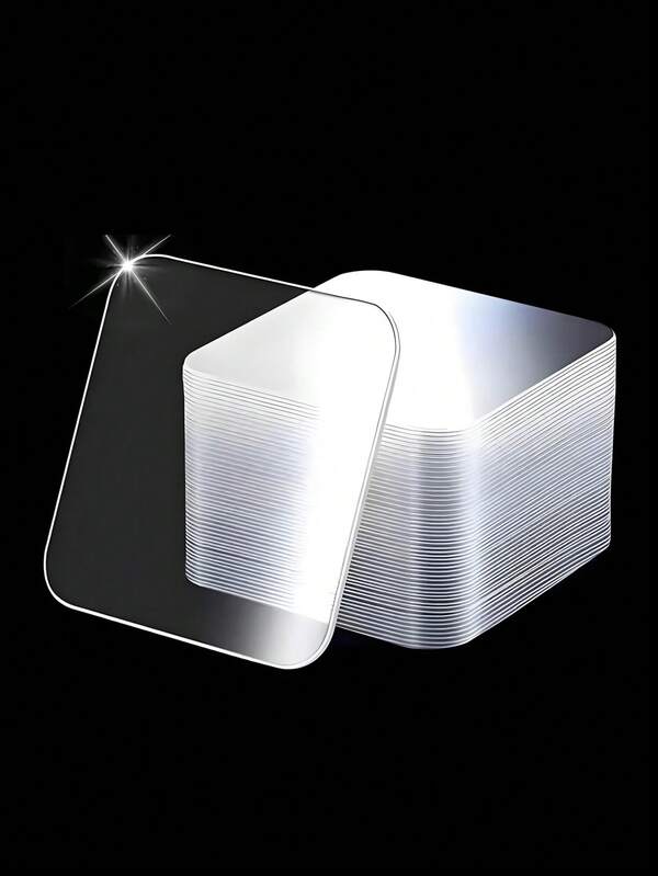 10/20/50 PIEZAS Cinta de PVC de uso pesado, impermeable, transparente, adhesiva, de fuerte adherencia, para reparar parches en paredes, muebles, tuberías, fugas, se puede cortar al tamaño necesario, removible sin dejar residuos, para múltiples superficies, para mejoras del hogar, reparaciones de emergencia, automóviles, furgonetas, barcos, equipo de camping, artículo esencial