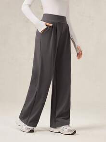 OutZeal Women Sports Pants Daily Casual Lounge Moisture Wicking Buttery Soft High Waist Straight Legs With Pockets