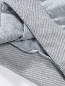 PAVTROS 男士高品质刺绣休闲连帽衫，适合街头穿搭、音乐节、日常外出、朋友聚会、送给男友/丈夫的礼物、周年纪念礼物 - 淺灰色 - 查看 5