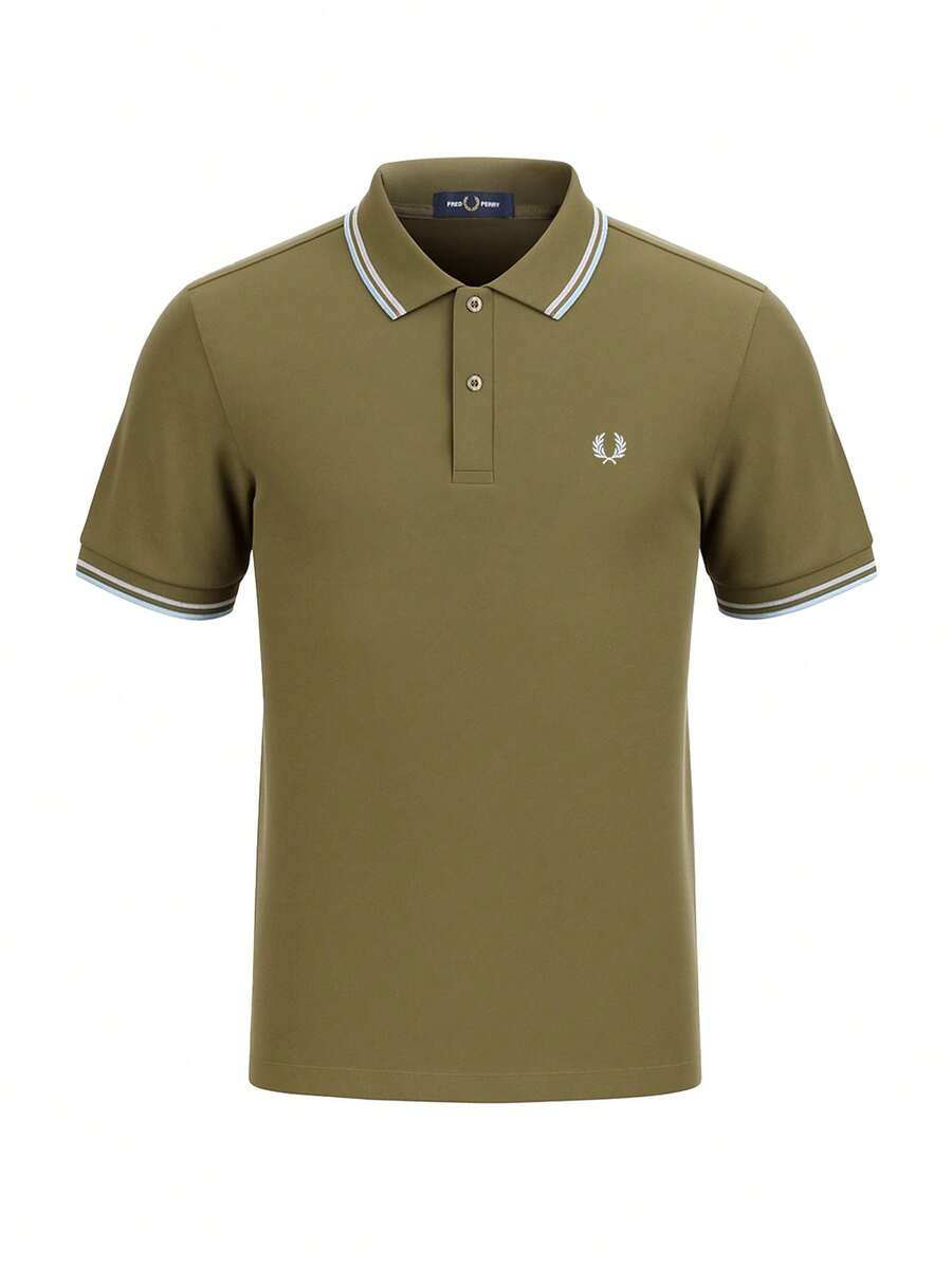 Fred Perry Men's Durable Premium Lightweight Commuting Date Business Red M3600-U90 - 陰影 - 查看 1