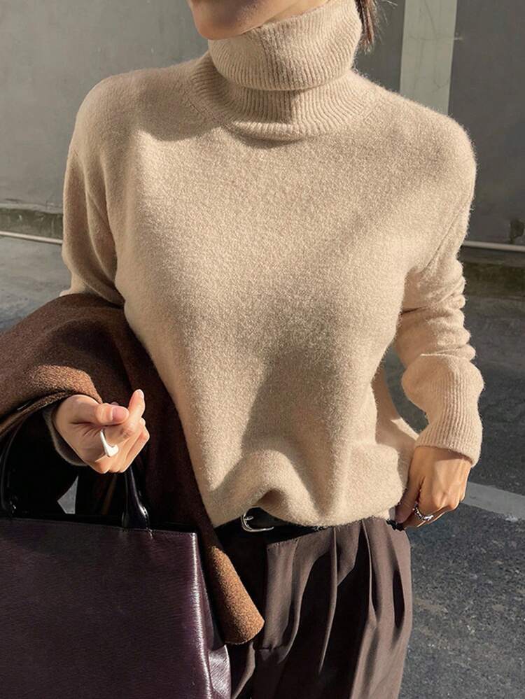 Women's Business Casual Turtleneck Sweater
