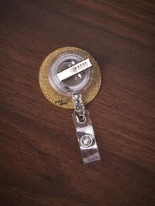 HARRY POTTER X SHEIN 1 pieza Broche de acrílico con brillo y estampado de dibujos animados divertidos, extensible libremente, rotación de 360°, de moda y lindo, con cierre de fácil uso - Rojo - Ver 4