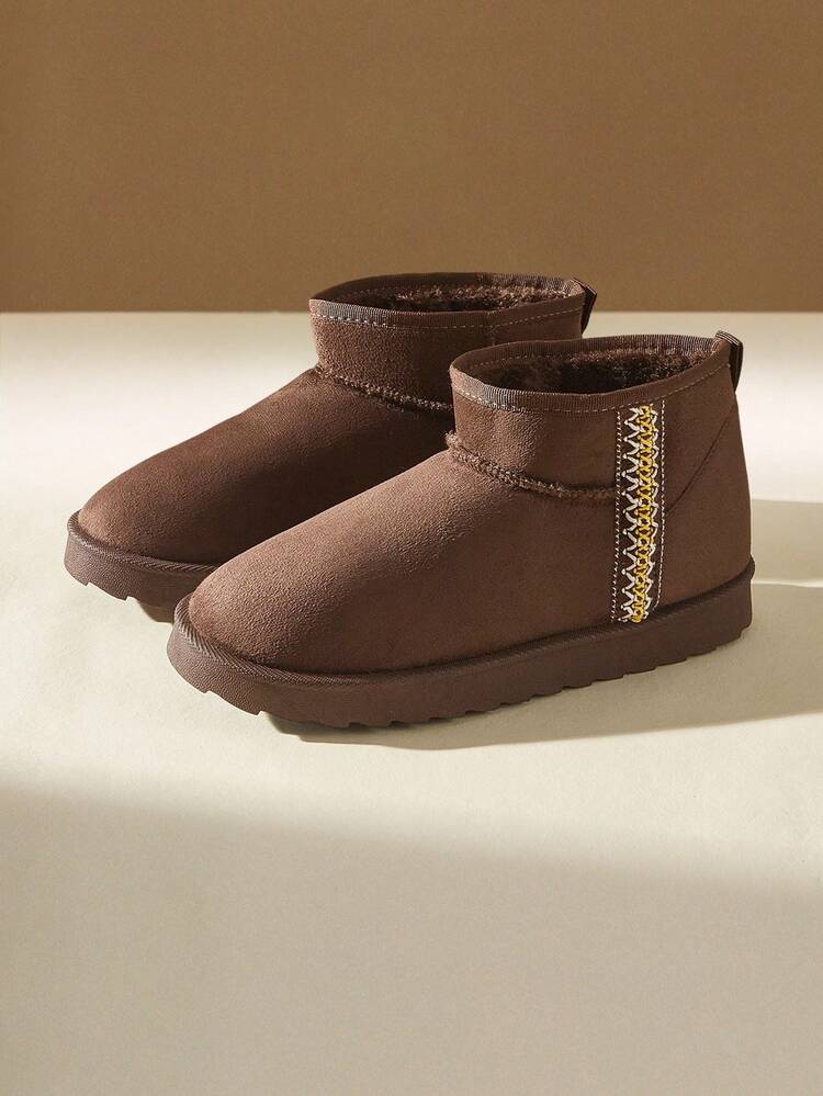 CUCCOO EASI Women's Casual Versatile Fleece Snow Boots For Daily Wear For Christmas