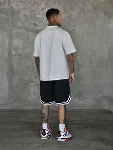 Devon Thys Men's Simple Solid Color Short Sleeve T-Shirt, Casual & Versatile For Spring/Summer - White - View 2