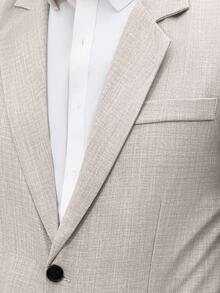 Manfinity Mode 男士单排扣商务休闲加大码西装外套