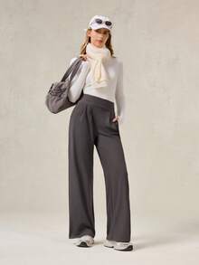 OutZeal Women Sports Pants Daily Casual Lounge Moisture Wicking Buttery Soft High Waist Straight Legs With Pockets