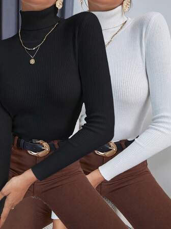 Cévolie Damtröja med polotröja, casual, höst/vinter