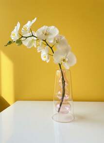 Transparent Creative Glass Vase – Desktop Decor For Dried Flower Arrangement, Ideal For Bedroom Decoration - Multicolor - View 3