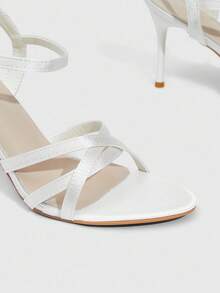CUCCOO SZL Women's Fashionable, Versatile And Elegant Heeled Sandals For Commuting Spring Shoes Summer - Beige - View 5