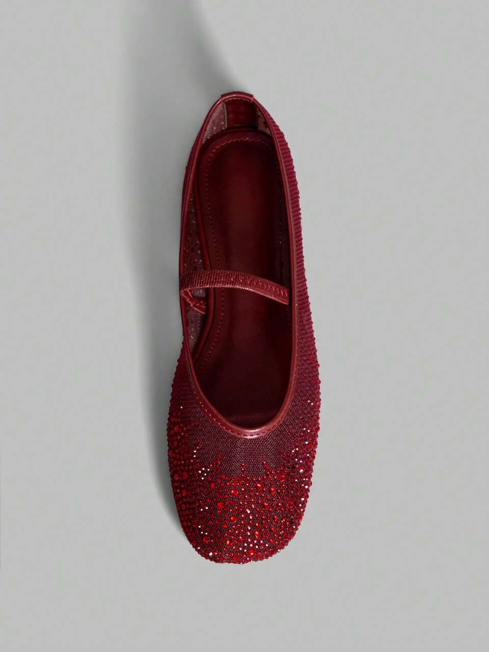 Women's Fashion Versatile Commuter Rhinestone Buckle Flats For Christmas