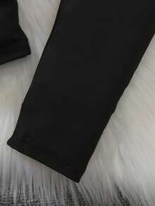 Elladie kids 2件套女童爱心印花荷叶边长袖T恤和打底裤，春秋季 - 彩色 - 查看 8